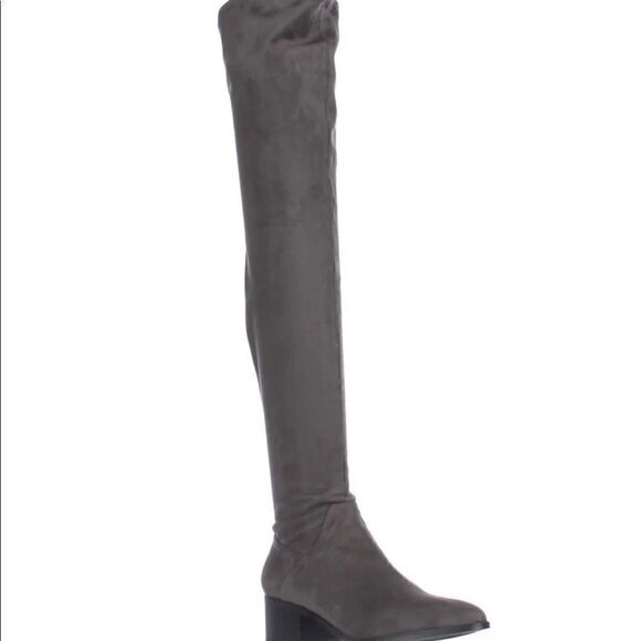 Steve Madden Gabriana Over-The-Knee Boots, Grey - Picture 1 of 11